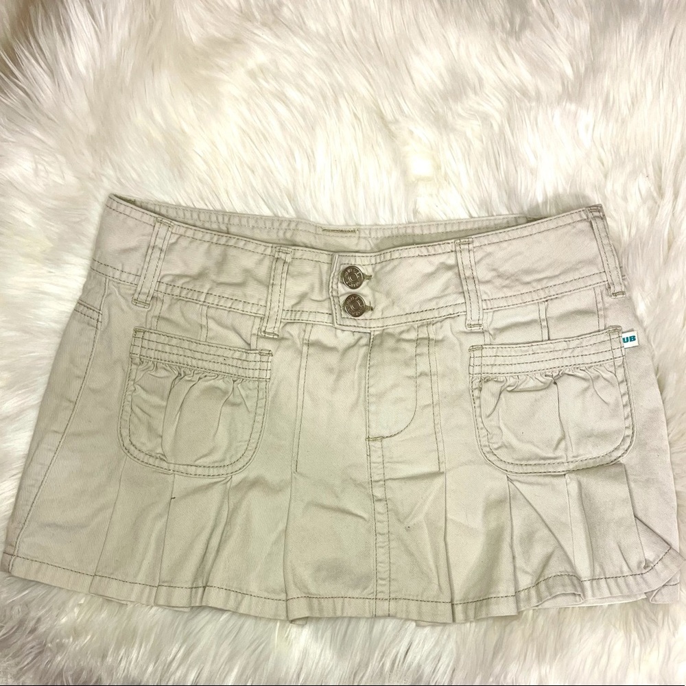 *SOLD* Union bay khaki micro mini skirt